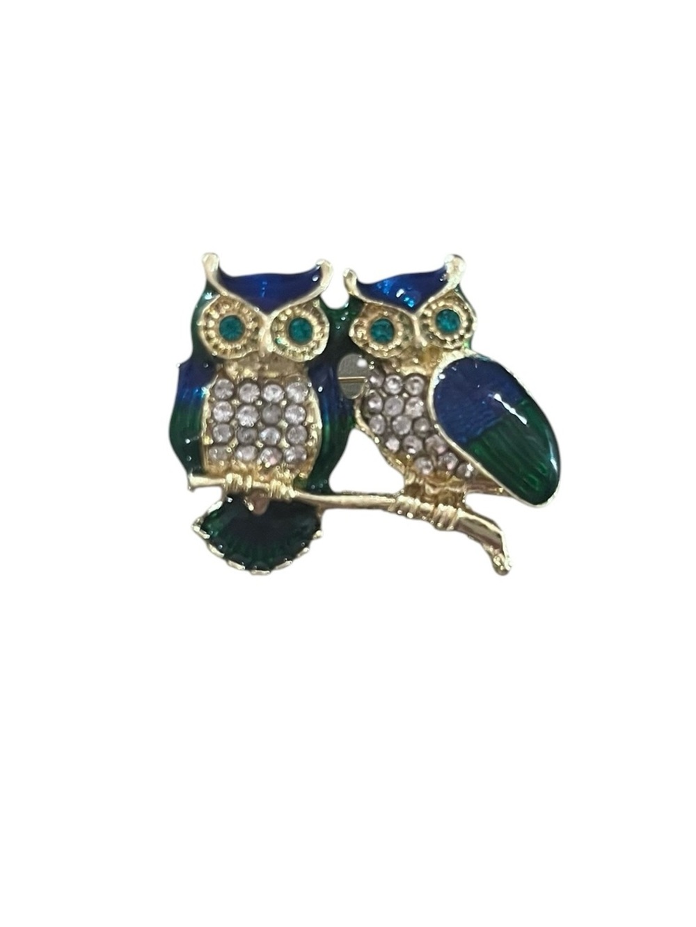 Vintage-Inspired Twin Owl Brooch ✨🦉